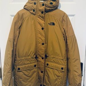 The North Face Tan Hooded Jacket